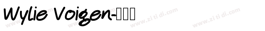 Wylie Voigen字体转换